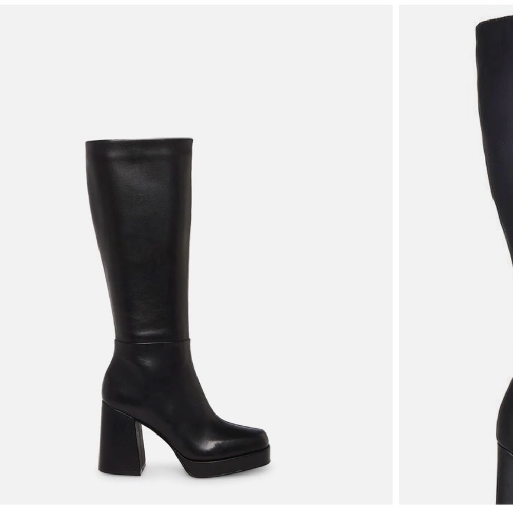 Steve Madden Black Heeled Boots